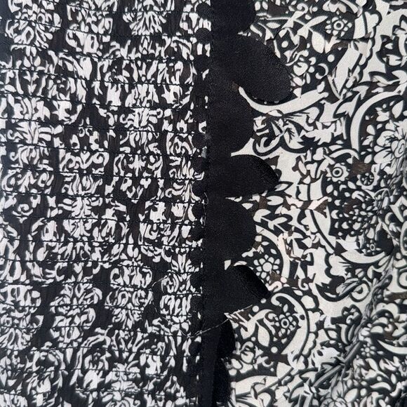 NWT Byron Lars Beguile Anthropologie Sombra Laser Cut Size 4 Pencil Skirt - Picture 5 of 13